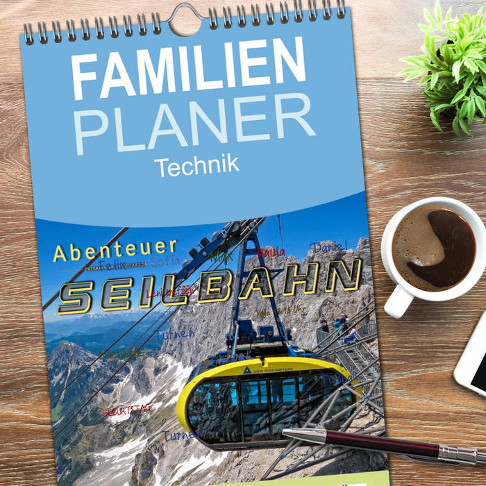 Abenteuer Seilbahn (CALVENDO Familienplaner 2026)