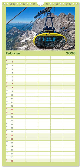 Abenteuer Seilbahn (CALVENDO Familienplaner 2026)