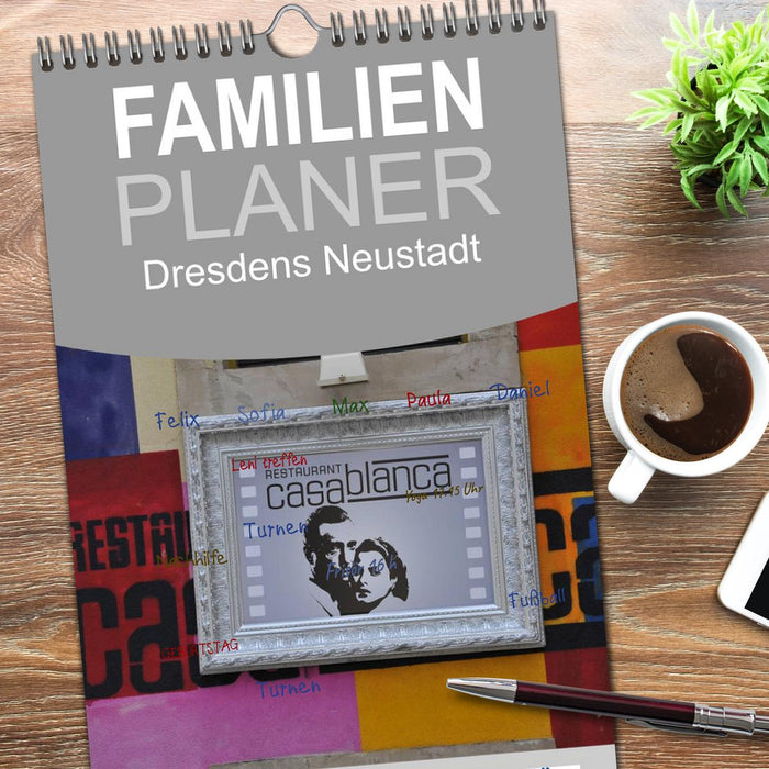 Dresdens Neustadt (CALVENDO Familienplaner 2026)