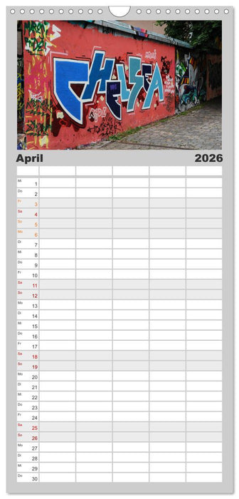 Dresdens Neustadt (CALVENDO Familienplaner 2026)