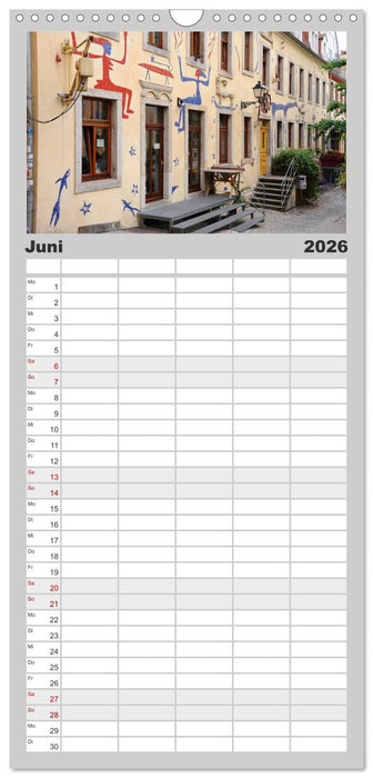 Dresdens Neustadt (CALVENDO Familienplaner 2026)