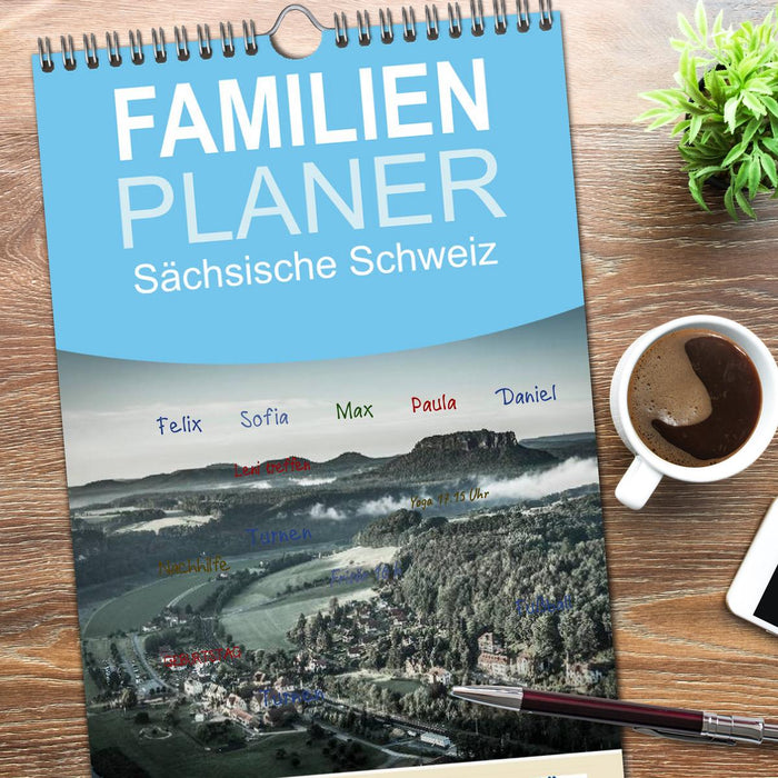 Sächsische Schweiz (CALVENDO Familienplaner 2026)