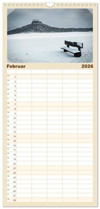 Sächsische Schweiz (CALVENDO Familienplaner 2026)