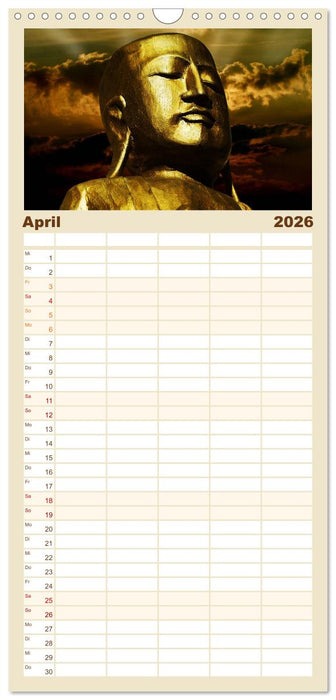 All U Buddhas (CALVENDO Familienplaner 2026)