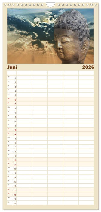 All U Buddhas (CALVENDO Familienplaner 2026)