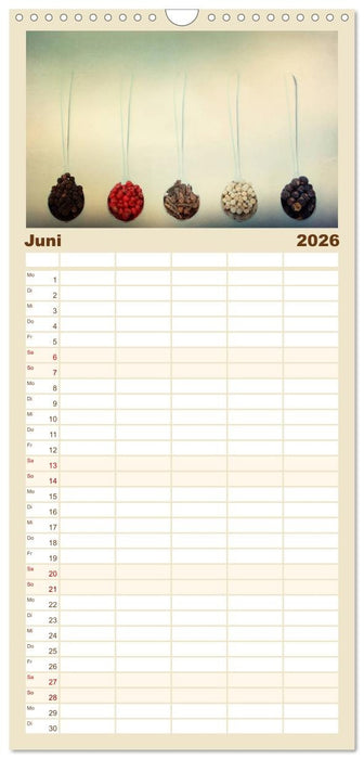 Der Küchenkalender (CALVENDO Familienplaner 2026)