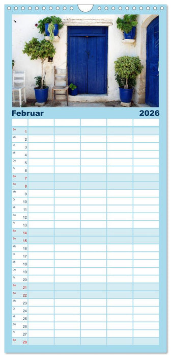 Kreta - Griechischer Inseltraum (CALVENDO Familienplaner 2026)