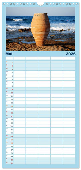 Kreta - Griechischer Inseltraum (CALVENDO Familienplaner 2026)