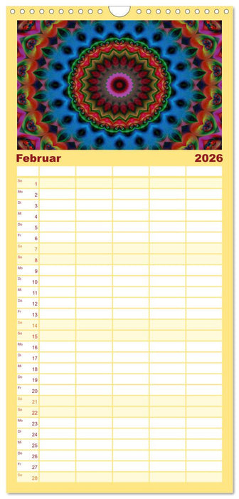 Mandala Träume (CALVENDO Familienplaner 2026)