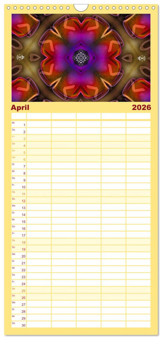 Mandala Träume (CALVENDO Familienplaner 2026)