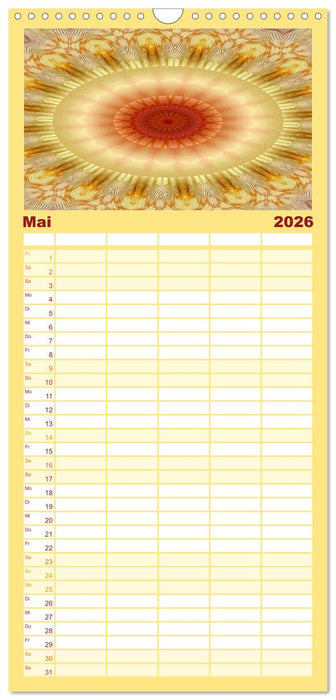 Mandala Träume (CALVENDO Familienplaner 2026)