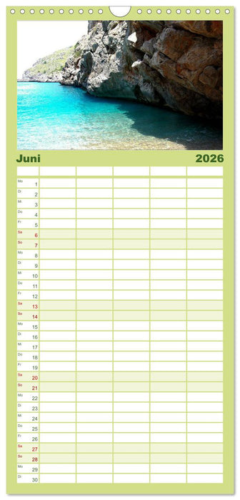 MALLORCA zum VERLIEBEN (CALVENDO Familienplaner 2026)