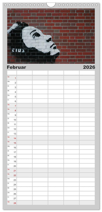 Street-Art 2026 (CALVENDO Familienplaner 2026)