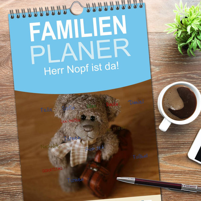 Herr Nopf ist da! (CALVENDO Familienplaner 2026)