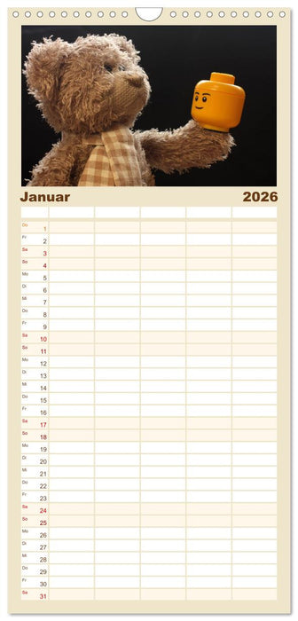 Herr Nopf ist da! (CALVENDO Familienplaner 2026)