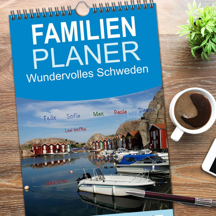 Wundervolles Schweden (CALVENDO Familienplaner 2026)