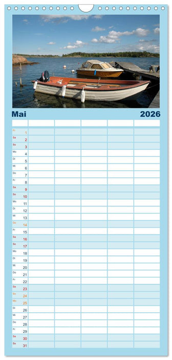 Wundervolles Schweden (CALVENDO Familienplaner 2026)