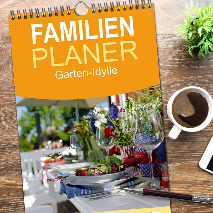 Garten-Idylle 2026 (CALVENDO Familienplaner 2026)