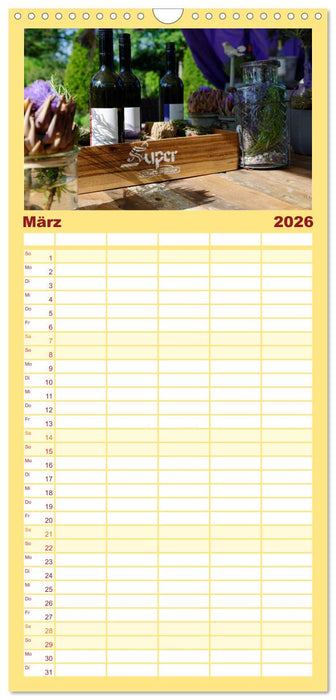 Garten-Idylle 2026 (CALVENDO Familienplaner 2026)