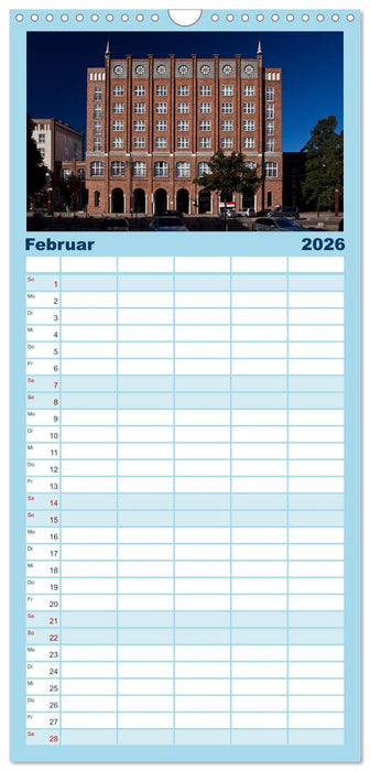 Ostseeperle Rostock (CALVENDO Familienplaner 2026)