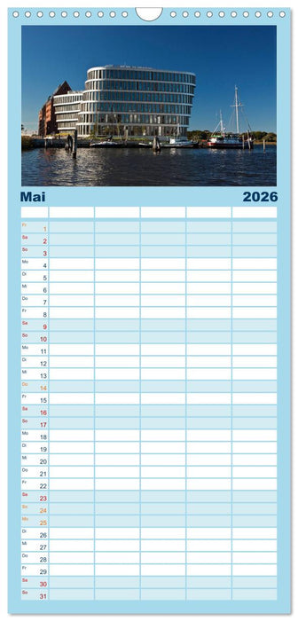 Ostseeperle Rostock (CALVENDO Familienplaner 2026)