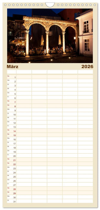 Kaiserstadt Aachen (CALVENDO Familienplaner 2026)