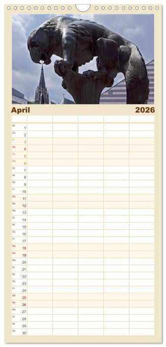 Kaiserstadt Aachen (CALVENDO Familienplaner 2026)