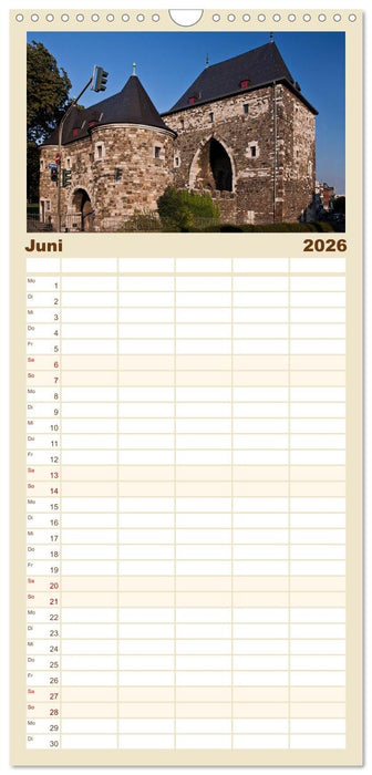 Kaiserstadt Aachen (CALVENDO Familienplaner 2026)