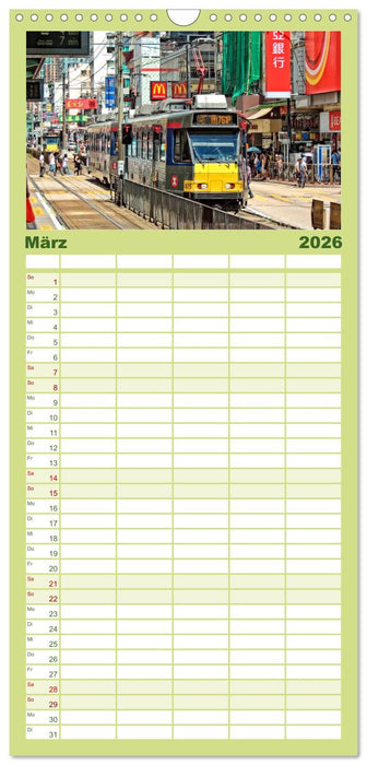 Ich fahre gern Straßenbahn (CALVENDO Familienplaner 2026)