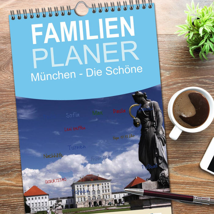 München - Die Schöne (CALVENDO Familienplaner 2026)
