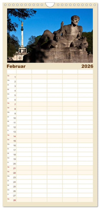 München - Die Schöne (CALVENDO Familienplaner 2026)