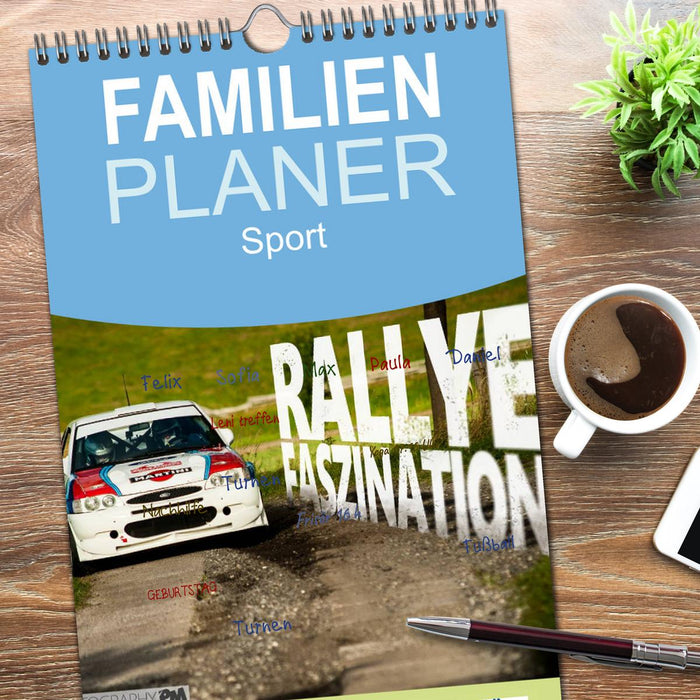 Rallye Faszination 2026 (CALVENDO Familienplaner 2026)