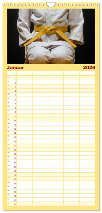 Kampfsport (CALVENDO Familienplaner 2026)