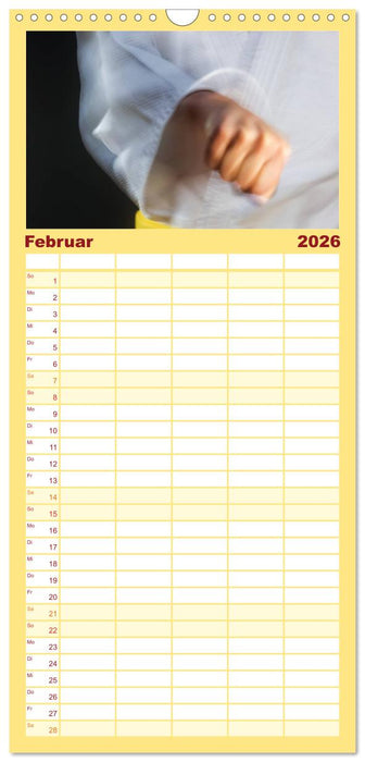 Kampfsport (CALVENDO Familienplaner 2026)