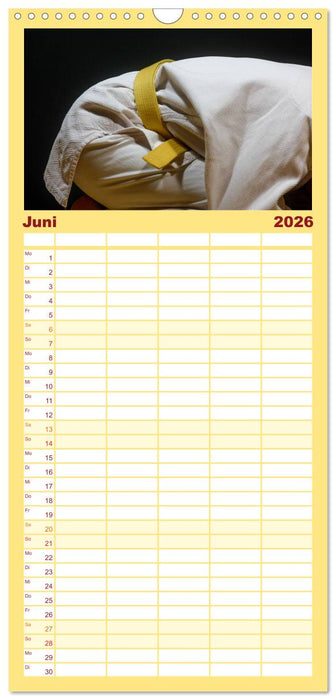 Kampfsport (CALVENDO Familienplaner 2026)