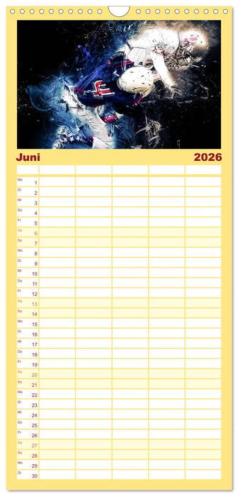 American Football - so cool (CALVENDO Familienplaner 2026)