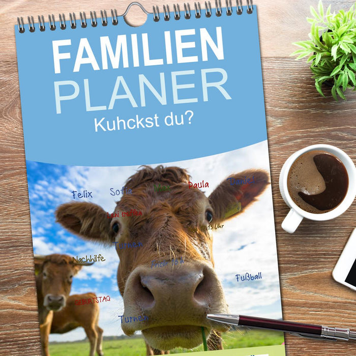Kuhckst du? (CALVENDO Familienplaner 2026)