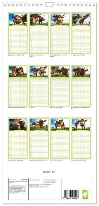 Kuhckst du? (CALVENDO Familienplaner 2026)