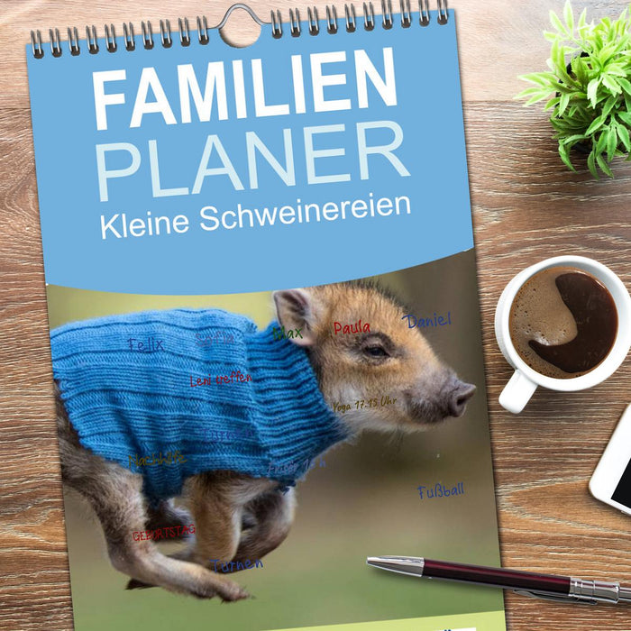 Kleine Schweinereien (CALVENDO Familienplaner 2026)
