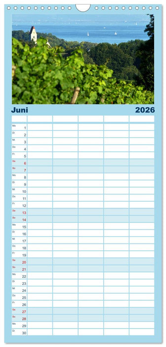 Ein Jahr am BODENSEE (CALVENDO Familienplaner 2026)