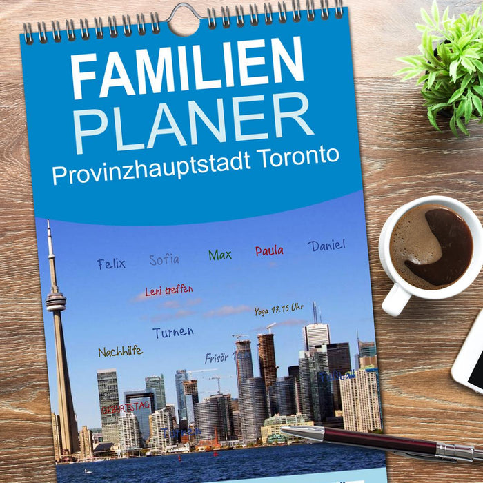 Provinzhauptstadt Toronto (CALVENDO Familienplaner 2026)