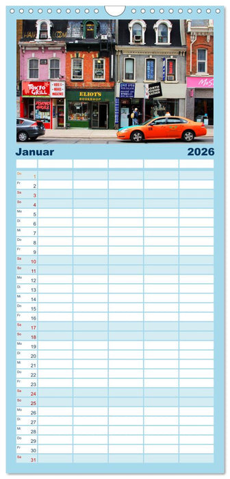 Provinzhauptstadt Toronto (CALVENDO Familienplaner 2026)