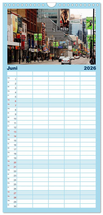 Provinzhauptstadt Toronto (CALVENDO Familienplaner 2026)