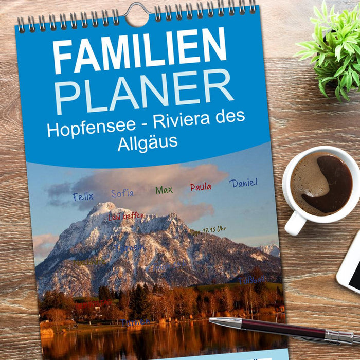 Hopfensee - Riviera des Allgäus (CALVENDO Familienplaner 2026)