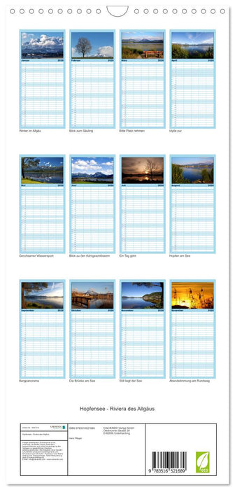 Hopfensee - Riviera des Allgäus (CALVENDO Familienplaner 2026)