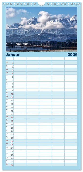 Hopfensee - Riviera des Allgäus (CALVENDO Familienplaner 2026)