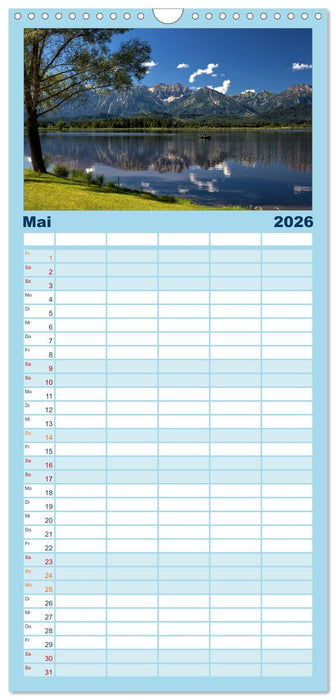 Hopfensee - Riviera des Allgäus (CALVENDO Familienplaner 2026)