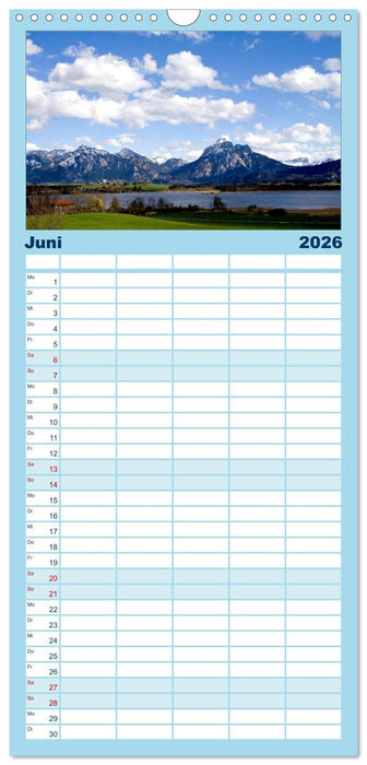 Hopfensee - Riviera des Allgäus (CALVENDO Familienplaner 2026)