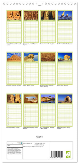 Ägypten (CALVENDO Familienplaner 2026)