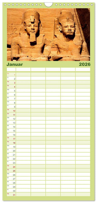 Ägypten (CALVENDO Familienplaner 2026)